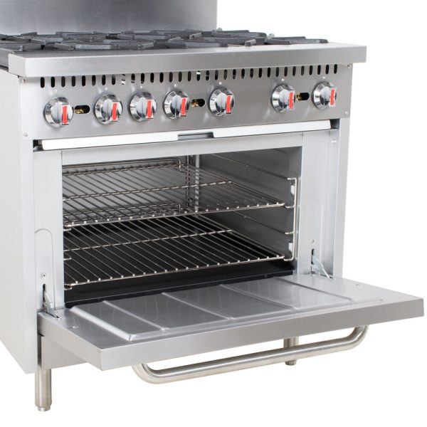 Gas 6 Burner with Standard Oven - Image 4