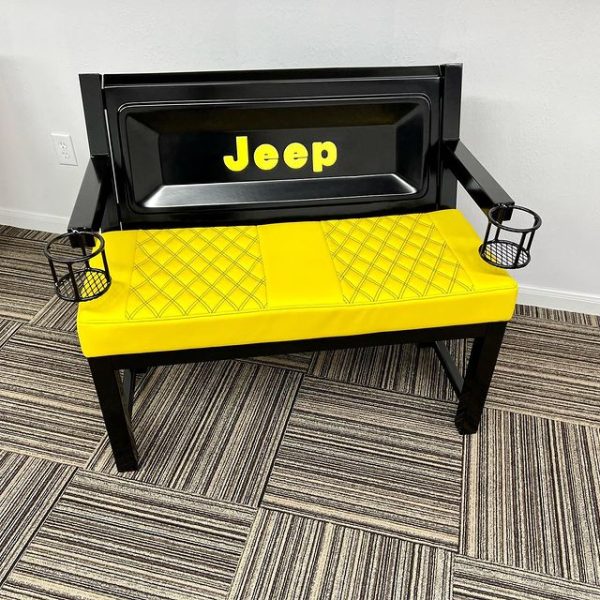 Custom Jeep Bench - Image 3